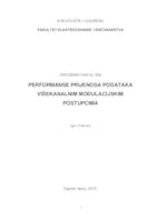 Performanse prijenosa podataka višekanalnim modulacijskim postupcima