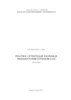 Politike i strategije ravnanja radioaktivnim otpadom u EU