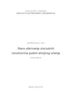 Rano otkrivanje zloćudnih novotvorina putem strojnom učenja