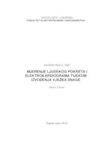 Mjerenje ljudskog pokreta i elektrokardiograma tijekom izvođenja vježba snage