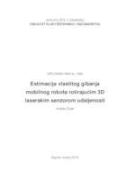 Estimacija vlastitog gibanja mobilnog robota rotirajućim 3D laserskim senzorom udaljenosti