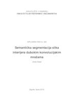 Semantička segmentacija slika interijera dubokim konvolucijskim modelima