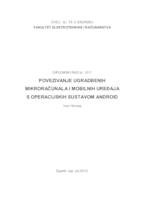 Povezivanje ugradbenih mikroračunala i mobilnih uređaja s operacijskim sustavom Android