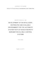 Razvoj inteligentnog, raspodijeljenog i skalabilnog okruženja za provođenje automatiziranih testova nad upravljačkim sustavima Bosch Rexroth IndraMotion XLC/MLC