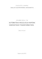 Automatska regulacija napona energetskih transformatora