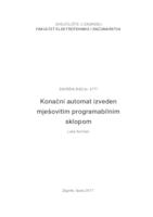 Konačni automat izveden mješovitim programabilnim sklopom