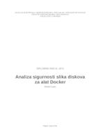 Analiza sigurnosti slika diskova za alat Docker