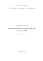 Upravljanje životnim ciklusom sadržnika sustava Docker