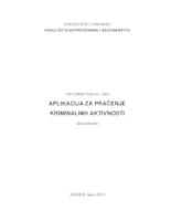 Aplikacija za praćenje kriminalnih aktivnosti