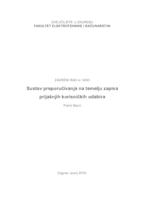 Sustav preporučivanja na temelju zapisa prijašnjih korisničkih odabira