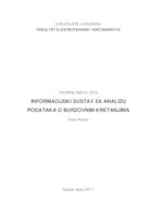 Informacijski sustav za analizu podataka o burzovnim kretanjima