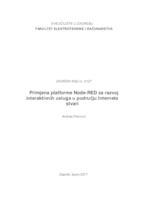 Primjena platforme Node-RED za razvoj interaktivnih usluga u području Interneta stvari