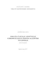 Analiza utjecaja i adaptacija komunikacijskog perioda algoritma povjerenja