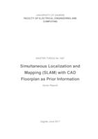 Istodobna lokalizacija i izgradnja karte prostora zasnovana na računalno projektiranom tlocrtu kao početnoj informaciji