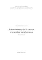 Automatska regulacija napona energetskog transformatora