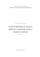 Android aplikacija za vizualnu detekciju i očitavanje brojila u stvarnom vremenu