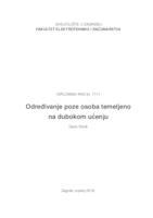 Određivanje poze osoba temeljeno na dubokom učenju