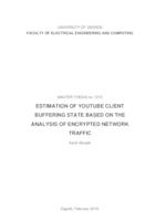 Procjena stanja popunjenosti međuspremnika usluge YouTube na temelju analize kriptiranog mrežnog prometa