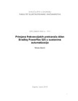 Primjena frekvencijskih pretvarača Allen Bradley Powerflex 525 u sustavima automatizacije