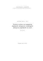 Složeni sustav za napajanje digitalnih sklopova i analognih sklopova osjetljivih na šum