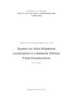 Sustav za ultraširokopojasnu lokalizaciju u mreži bez fiksne infrastrukture