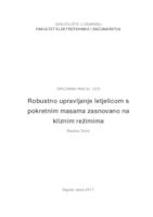 Robustno upravljanje letjelicom s pokretnim masama zasnovano na kliznim režimima