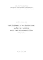 Implementacija PSK modulacije na čipu iz porodice PSoC Analog Coprocessor