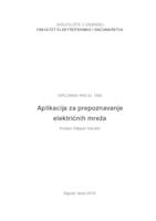 Aplikacija za prepoznavanje električnih mreža