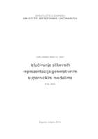 Izlučivanje slikovnih reprezentacija generativnim suparničkim modelima