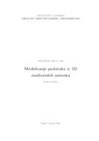 Modeliranje podataka iz 3D medicinskih snimaka