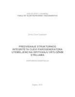 Predviđanje strukturnog integriteta cijevi parogeneratora utemeljeno na ispitivanju vrtložnim strujama