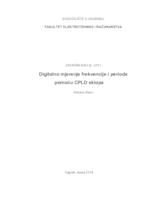 Digitalno mjerenje frekvencije i perioda pomoću CPLD sklopa