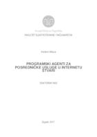 Programski agenti za posredničke usluge u Internetu stvari