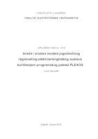 Izrada i analiza modela jugoistočnog regionalnog elektroenergetskog sustava korištenjem programskog paketa PLEXOS