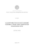 Algorithms for de novo genome assembly from third generation sequencing data
