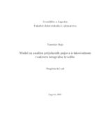 Model za analizu prijelaznih pojava u lakovodnom reaktoru integralne izvedbe