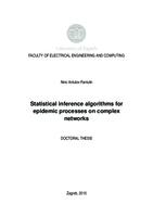 Statistical inference algorithms for epidemic processes on complex networks