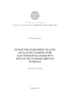 Extraction of movement related oscillatory changes from electroencephalogram with application to brain-computer interface
