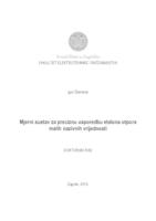 Mjerni sustav za preciznu usporedbu etalona otpora malih nazivnih vrijednosti