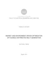 Market and environment driven optimization of flexible distributed multi-generation