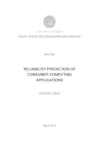 Reliability prediction of consumer computing applications