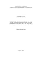 Dobivanje medicinskih slika snimanjem izboja u plinovima