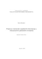 Prijenos vremenski osjetljivih informacija u višeuslužnim paketskim mrežama