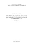 Implementacija grafo-analitičke metode identifikacije procesa u Schneider PLC-u