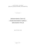 Prenaponska zaštita visokonaponskih kabela izmjenične struje