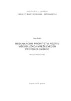 Međunarodni prioritetni poziv u višeuslužnoj mreži izveden protokolom BICC