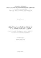 Identification and control of electronic throttle drive