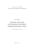 Procjena topologije elektroenergetskih mreža primjenom neizrazite logike