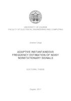 Adaptive Instantaneous Frequency Estimation of Noisy Nonstationary Signals