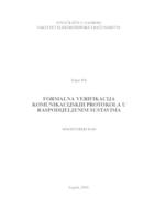 Formalna verifikacija komunikacijskih protokola u raspodijeljenim sustavima